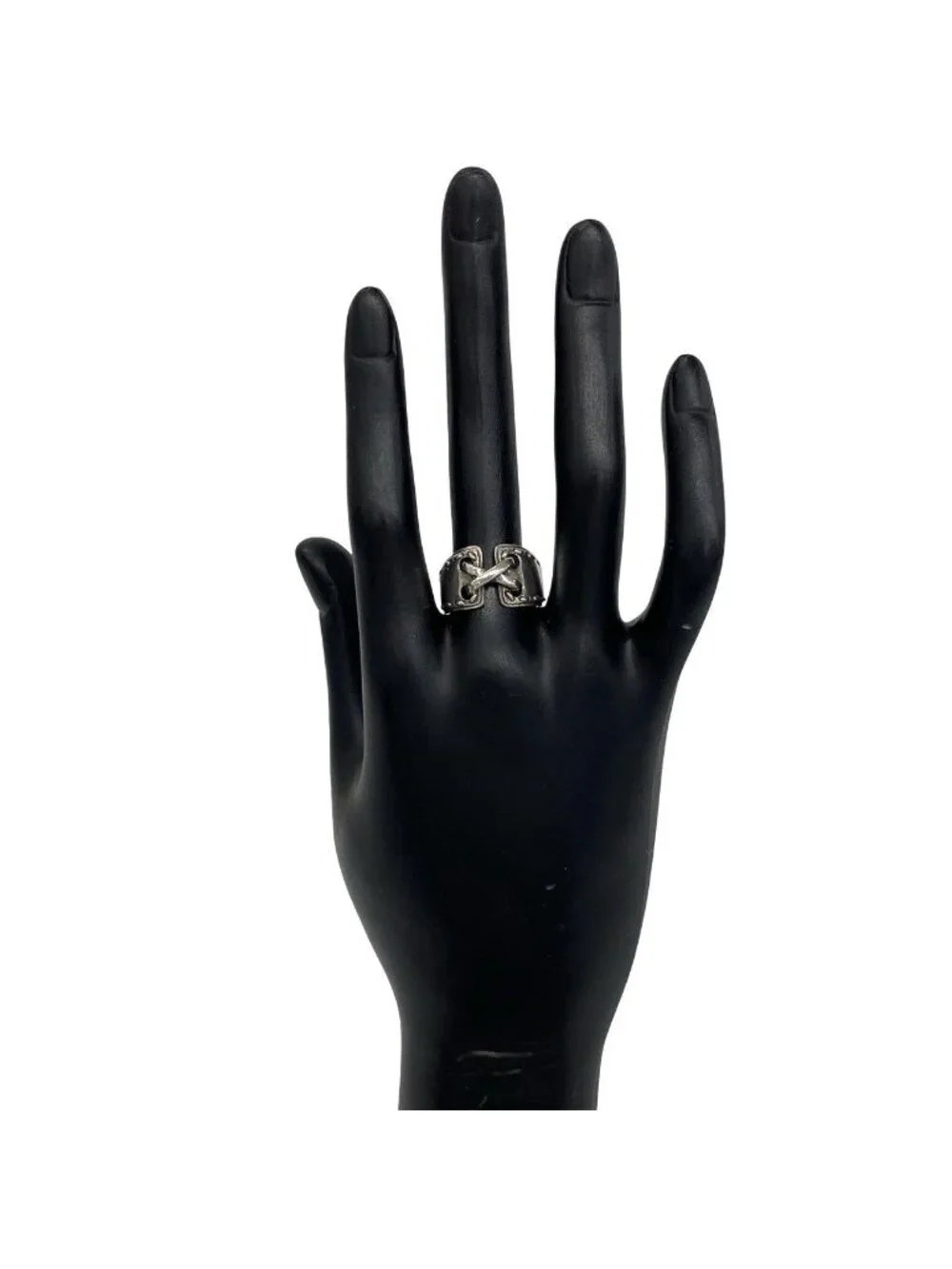 Hermes Vintage Mexico Ring 925 Sterling Silver